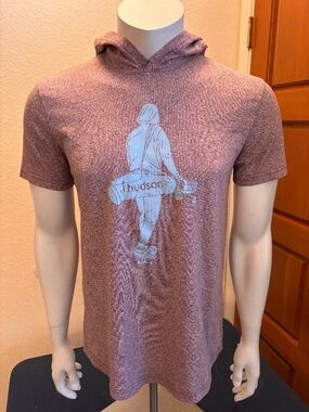 Nice mens medium d.hudson short sleeve golf hoodie